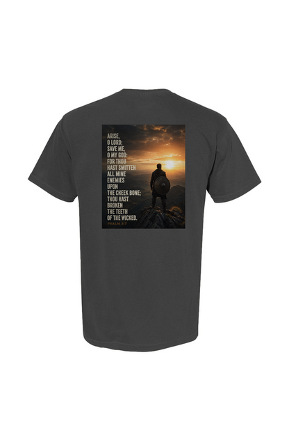 Psalm 3:7 Heavyweight Pocket Tee