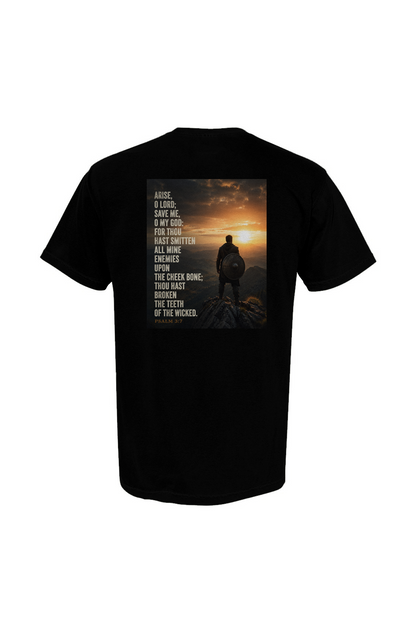 Psalm 3:7 Heavyweight Pocket Tee
